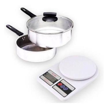 Imagem de Derretedeira De Chocolate Banho Maria Balança - CHOCOLATEIRA, Alumínio