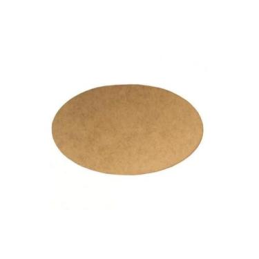 Imagem de Chapa Lisa Oval Pintura DecoraÇÃO 43x33cm Mdf Madeira - ATACADÃO DO AR