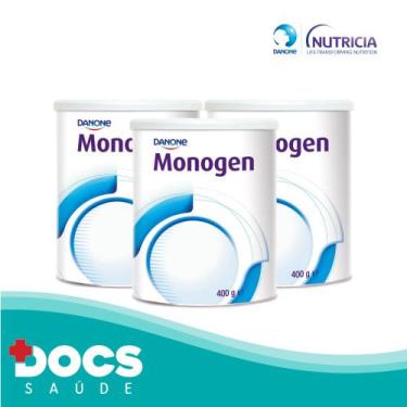 Imagem de Fórmula Infantil Monogen 400gr Danone KIT 03 unidades