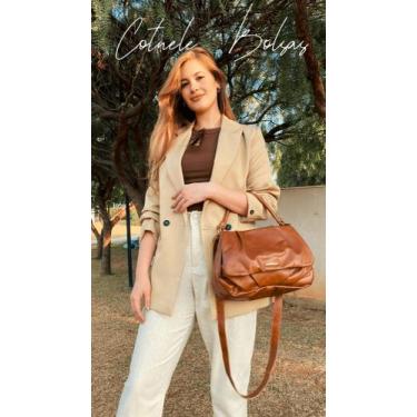 Imagem de Bolsa Claudia Cotnele  Em couro legítimo premium
