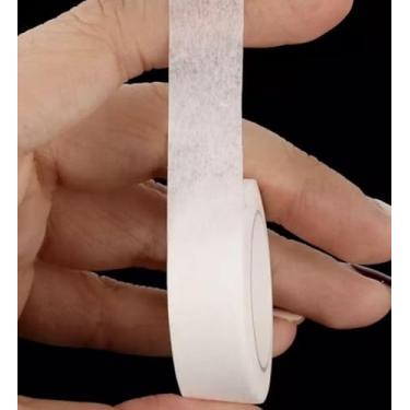 Imagem de Kit 5 Fitas Micropore 10 Metros Extensão De Cílios Antialérgica Pano fita