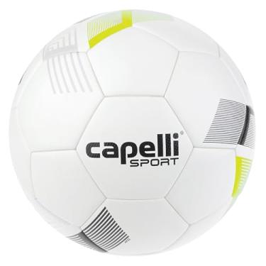 Imagem de Capelli Sport Bola de futebol tamanho 5, bola de futebol básica Tribeca Metro Team FIFA para jogadores jovens e adultos, treinamento ao ar livre e interno, limão neon