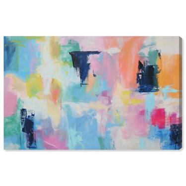 Imagem de Art Remedy Mellow Fusion Canvas Maximalist Abstract, Gallery Wrapped, 76.2 cm x 50.8 cm