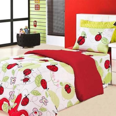 Imagem de Edredom Infantil Solteiro Dupla Face Kids Estampado - Aquarela Enxovai