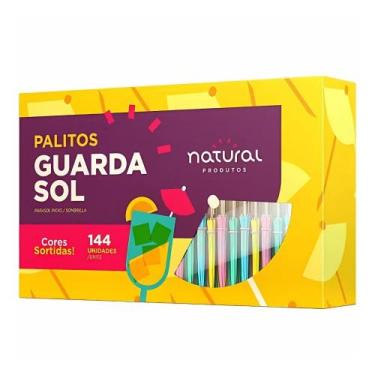 Imagem de Palitos Guarda-sol Cores Sortidas 144 Un - Natural - Romafele