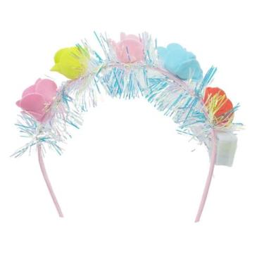 Imagem de Tiara Flores Colorida com LED para Fantasia Carnaval e Bloquinho - Fes