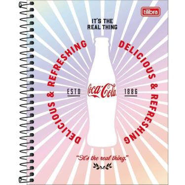 Imagem de Caderno Colegial Coca-cola Tilibra Capa Dura Espiral - 10 Matérias 160 Folhas Its The Reak Things