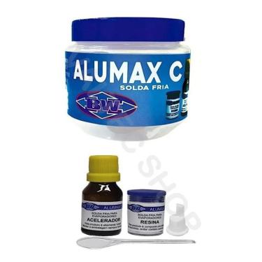 Imagem de Kit Solda Fria Tapa Furo Para Evaporadores Alumínio Aluma