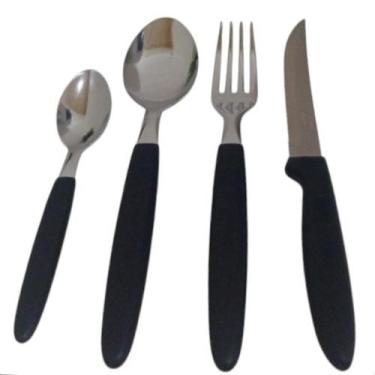 Imagem de Faqueiro Tramontina Em Aço Inox  Ipanem 24 Peças, Preto, 24