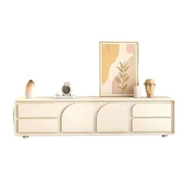 Imagem de Armário de TV Armário de TV moderno e simples pequeno apartamento sala de estar em casa Armário de TV armário de chão Armário de mídia