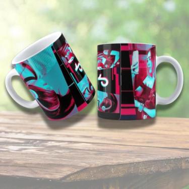 Imagem de Caneca de Porcelana 325ml Personalizada Tik Tok Decorada - Generic, Ti