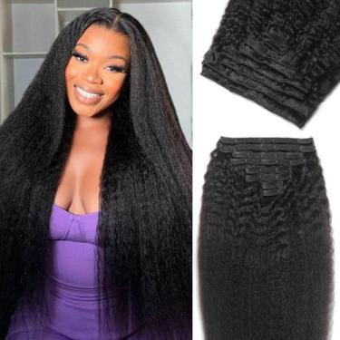 Imagem de Extensões de Cabelo FZV Kinky Straight - 20" 120g - 8 Unidades