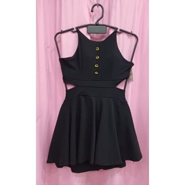 Imagem de Macaquinho Monique frente unica com detalhes em botão plus size - chic