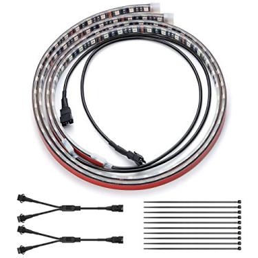 Imagem de DITRIO 2 peças 36 polegadas Underglow LED Kit de fita leve com SMD RGB 5050 para motocicletas Trikes Trailers ATVs e UTVs, SPT-36IN