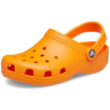 Imagem de Sandália crocs classic clog kids orange zing - 32