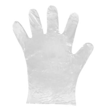Imagem de Luvas Luva Descartável Plástica Multiuso Transparente Inoven - 100 uni
