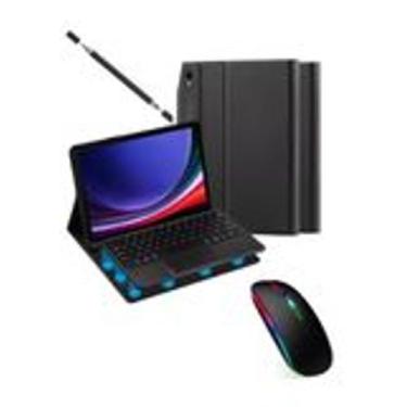 Imagem de Capa Com Teclado Touchpad + Mouse Para Galaxy Tab A9 Plus + Mouse + Ca