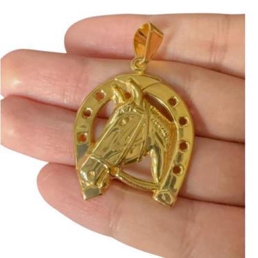 Imagem de Pingente Ferradura G - Banhado a ouro 18k - ToJoia18k