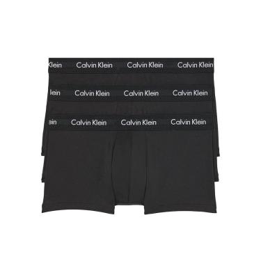 Imagem de Roupa íntima Calvin Klein, algodão elástico, cintura baixa, masculina