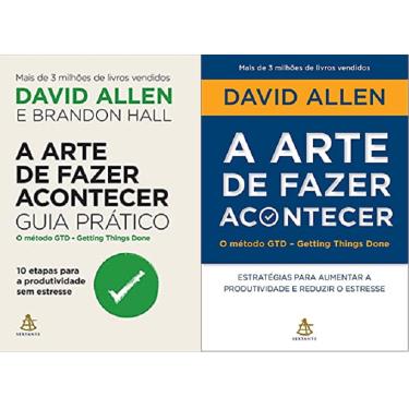 Imagem de Kit 2 livros A arte de fazer acontecer guia prático: 10 etapas para a produtividade sem estresse