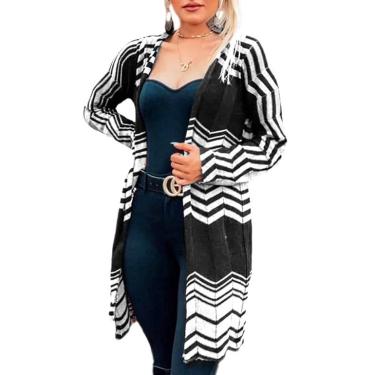 Imagem de Kimono Casaco Cardigan Reto Aberto Luxo