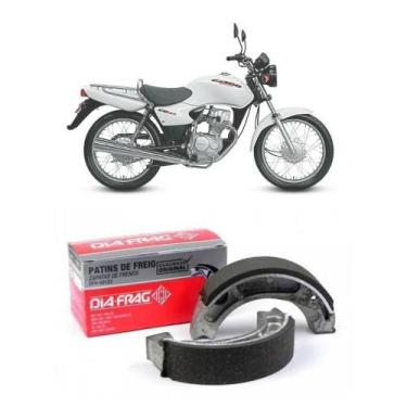 Imagem de Patim Lona Freio Dia-Frag CG 125 Cargo 2009-2013 DFH-00127A