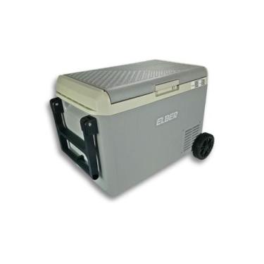 Imagem de Geladeira Portátil Day2Day 50 Litros com Rodas 12V/24V - Elber