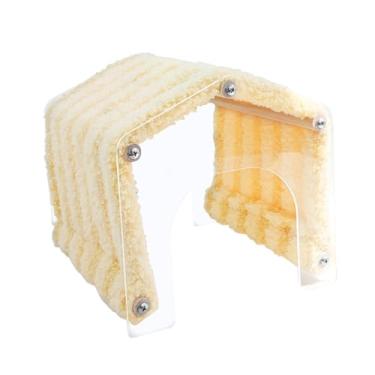 Imagem de Generic Cama transparente de esconderijo de porquinho de cobai, Amarelo
