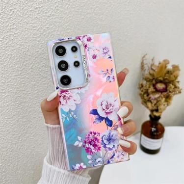 Imagem de Capa traseira rígida fosca para PC com flor de laser (para Samsung A35 5G/AH11)