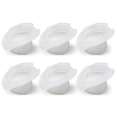 Imagem de Fette Filter - Filtros de substituição a vácuo compatíveis com Swiffer Sweep e Vac. Compare com a peça nº 99196 (pacote com 6)