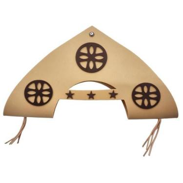 Imagem de Chapéu de Lampião em EVA - Festas e Fantasias, Bege