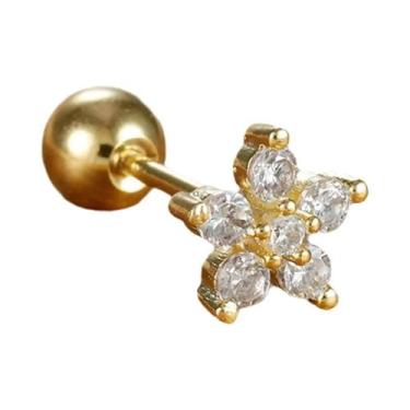 Imagem de Brincos de Argola com Corrente e Pingente de Zircônia Verde - Aço Inox