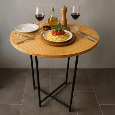 Imagem de Mesa De Jantar Redonda PARA 4 Lugares Cadeiras Sala Cozinha Sala Estar