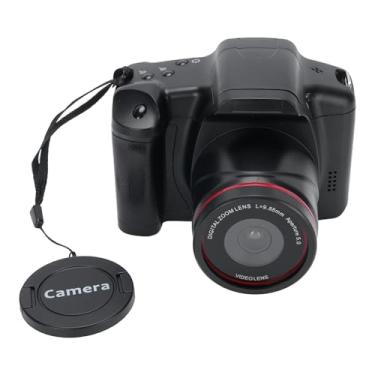 Imagem de Câmera digital de 16 MP com zoom digital de 16x, tela de 2,4 polegadas, resolução de 1080p, fácil operação para fotografia de viagem diária, modo selfie com anti-trepidação, captura de sorriso, rosto