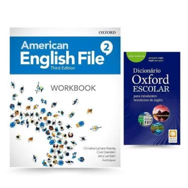 Imagem de Kit: American English File 2 - Workbook - Third Edition + Dicionário O