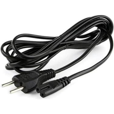 Imagem de Cabo de Força Bipolar Notebook PS3 PS4 PS5 Rádio 1,2m - SHK