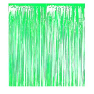 Imagem de Cortina Neon Brilha na Luz Negra 1m x 2m (Verde)