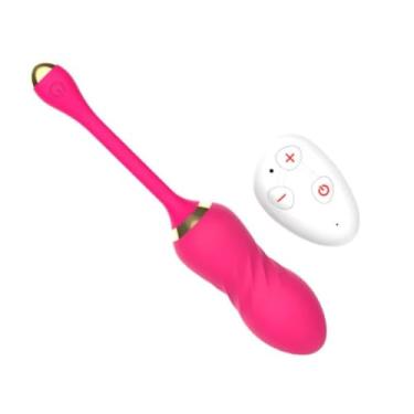 Imagem de Cápsula Vibratória Com Controle Remoto 6 Vibrações E 3 Modos De Vai E Vem Brinquedo Erótico Discreto