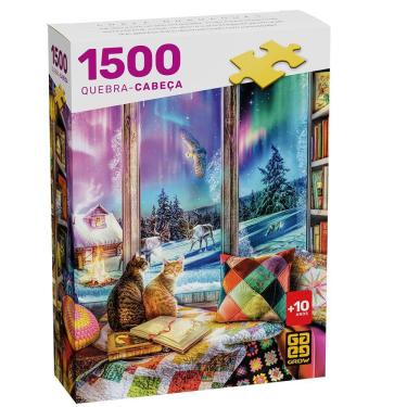 Imagem de Quebra-cabeça 1500 peças Chalé Norueguês