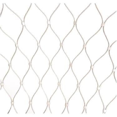 Imagem de Cerca De Segurança De Aço Inoxidável Janela De Malha Varanda Rede Antifurto Balaustrada Extensível Jardim Decoração De Fazenda Cerca Proteção Limite, 2mm, 1X6M