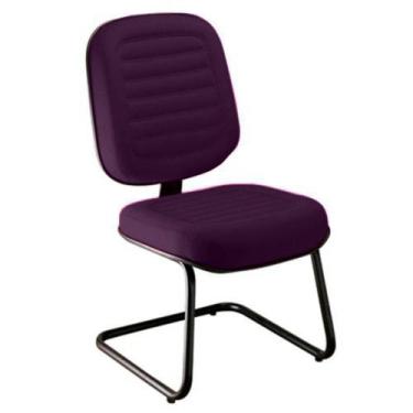 Imagem de Cadeira Diretor Para Escritório Linha Blenda Roxo - DESIGN OFFICE MÓVE