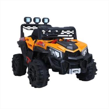 Imagem de Carro Elétrico Infantil Super Jipe Controle Remoto Bivolt - Bang Toys