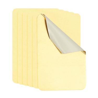 Imagem de PATIKIL Patch de reparo de nylon 7,6 x 5,8 cm, 6 peças de adesivos autoadesivos para reparo de jaquetas, fita de reparo de tecido impermeável para tendas, saco de dormir, equipamento de acampamento ao