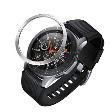 Imagem de Anel de bisel BaiHui Galaxy Watch - 46 mm, capa de proteção para Galaxy Gear S3, aço inoxidável (prata - 05)
