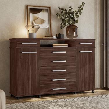 Imagem de Cômoda com 7 Gavetas London Café Touch Demóbile
