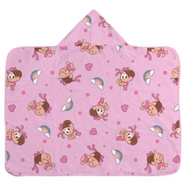 Imagem de Toalha de banho com Capuz Turma da Mônica Baby