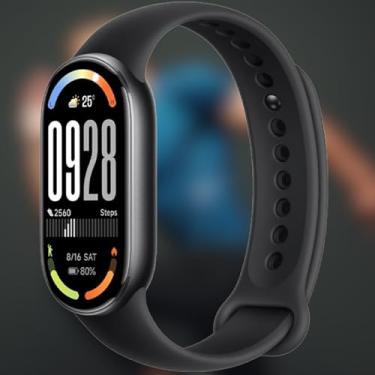 Imagem de Relógio Mi Band 10 smart-band 10 (GLOBAL) (PORTUGUÊS) Pulseira Inteligente, Tela AMOLED 1,72, Relógio inteligente, Fitness, Pulseira Impermeável, 150 Modos Esportivos (PRETO)