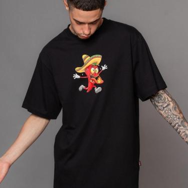 Imagem de Camiseta Vextor Pepper Manga Curta Preta-Masculino