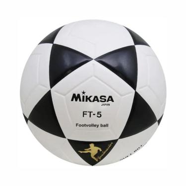 Imagem de Bola Futevôlei Mikasa FT-5 FV Futmesa Altinha Branco Preto-Unissex