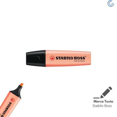 Imagem de Marca Texto Stabilo Boss Pastel Pêssego - 70/126